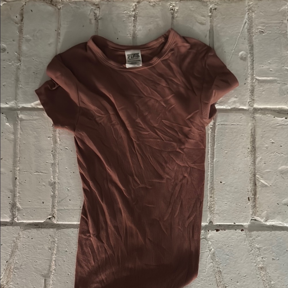 PINK Victoria's Secret Mauve Short Sleeve Tee